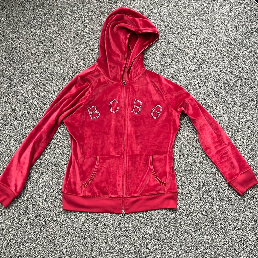 BCBG Velour Sweater
